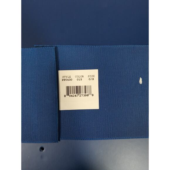 Polo Ralph Lauren Hat and Scarf Set Gray Black Striped Acrylic 2 Piece Gift Set - Picture 5 of 6